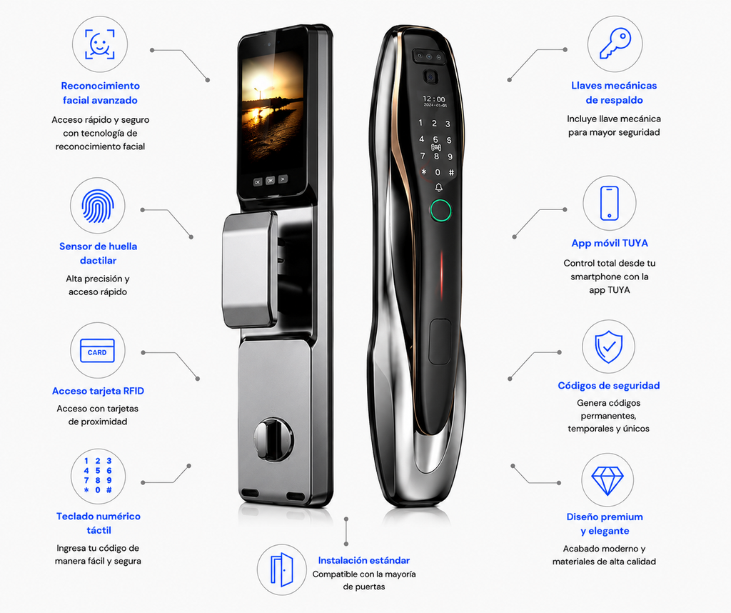 Cerradura Biométrica OS875TYFA